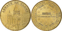 Frankreich Tourist token Abbaye de Cluny, MDP, Nordic gold, UNZ -