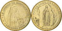 Frankreich Tourist token Lourdes, Le chemin de Bernadette, Nordic gold -