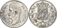Frankreich 5 Francs Charles X, Toulouse, Silber, SS, Gadoury:644 -