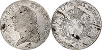 Frankreich Écu à la vieille tête Louis XV, Lyon, Silber, S+ -