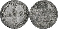 Frankreich 1/4 Ecu de Béarn Louis XIII, Pau, Silber, SS, Gadoury:30 -