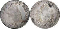 Frankreich Écu au buste lauré Louis XV, Perpignan, Silber, S+ -