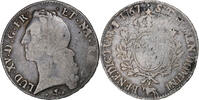 Frankreich Écu de Béarn au bandeau Louis XV, Pau, Silber, S -