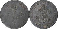 Frankreich Double Sol Louis XV, Troyes, Billon, SS, Gadoury:281 -