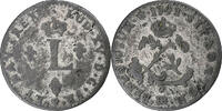 Frankreich Double Sol Louis XV, Strasbourg, Billon, S+, Gadoury:281 -