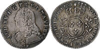Frankreich 1/10 Écu aux branches d'olivier Louis XV, Lyon, Silber, SS -