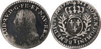 Frankreich 1/20 Ecu aux branches d'olivier Louis XV, Nantes, Silber, S -