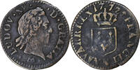 Frankreich Liard à la Vieille Tête Louis XV, Montpellier, Kupfer, S+ -