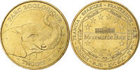 Frankreich Tourist token Parc zoologique de Thoiry, MDP, Nordic gold -