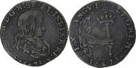 Spanische Niederlande betaalpenning Charles II, Anvers, Kupfer, S+ -