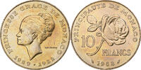 Monaco 10 Francs Rainier III, Princesse Grace, Monnaie de Paris -