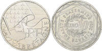 Frankreich 10 Euro Bretagne, Monnaie de Paris, Silber, VZ+ -