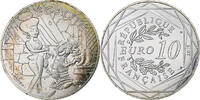 Frankreich 10 Euro Astérix - Égalité, Monnaie de Paris, Silber, UNZ -