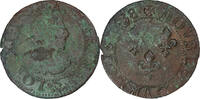 Frankreich Double Tournois Louis XIII, Troyes, Kupfer, S, Gadoury:11 -