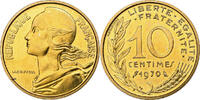 Frankreich 10 Centimes Marianne, Paris, Aluminum-Bronze, VZ -