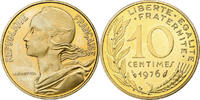 Frankreich 10 Centimes Marianne, Paris, Aluminum-Bronze, UNZ -