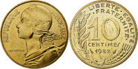 Frankreich 10 Centimes Marianne, Paris, Aluminum-Bronze, VZ+ -