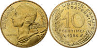 Frankreich 10 Centimes Marianne, Paris, Aluminum-Bronze, VZ+ -