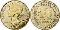 Frankreich 10 Centimes Marianne, Paris, Aluminum-Bronze, UNZ -