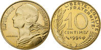 Frankreich 10 Centimes Marianne, Paris, Aluminum-Bronze, VZ+ -