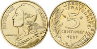 Frankreich 5 Centimes Marianne, Pessac, BU, Aluminum-Bronze, UNZ -