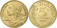 Frankreich 5 Centimes Marianne, Paris, Aluminum-Bronze, UNZ -