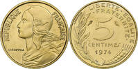Frankreich 5 Centimes Marianne, Pessac, Aluminum-Bronze, UNZ -