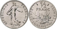 Frankreich 1/2 Franc Semeuse, Monnaie de Paris, série FDC, Nickel -
