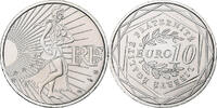 Frankreich 10 Euro Semeuse, Monnaie de Paris, Silber, STGL, KM:1580 -