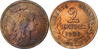 Frankreich 2 Centimes Daniel-Dupuis, Paris, Bronze, SS+, Gadoury:107 -