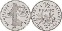 Frankreich 1/2 Franc Semeuse, Monnaie de Paris, PP, Nickel, STGL -