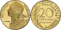 Frankreich 20 Centimes Marianne, Monnaie de Paris, PP, Aluminum-Bronze -