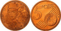 Frankreich 5 Euro Cent PP, Monnaie de Paris, Copper Plated Steel, STGL -