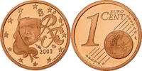 Frankreich Euro Cent PP, Monnaie de Paris, Copper Plated Steel, STGL -