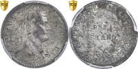 Frankreich 1/2 Franc Napoleon I, Strasbourg, Silber, PCGS, VZ+ -