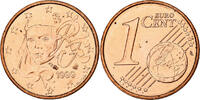 Frankreich Euro Cent BU, Monnaie de Paris, Copper Plated Steel, STGL -