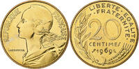 Frankreich 20 Centimes Marianne, Paris, Aluminum-Bronze, UNZ+ -