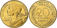Frankreich 20 Centimes Marianne, Paris, Aluminum-Bronze, UNZ -