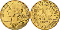 Frankreich 20 Centimes Marianne, Paris, Aluminum-Bronze, STGL -