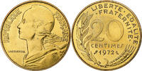Frankreich 20 Centimes Marianne, Paris, Aluminum-Bronze, UNZ -