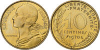 Frankreich 10 Centimes Marianne, Paris, Aluminum-Bronze, UNZ+ -