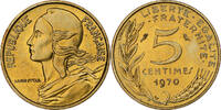 Frankreich 5 Centimes Marianne, Paris, Aluminum-Bronze, STGL -
