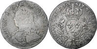 Frankreich 1/10 Écu aux branches d'olivier Louis XV, Paris, Silber, S -