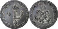 Frankreich 2 Sols Louis XV, Paris, Billon, S+, Gadoury:281 -
