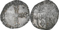 Frankreich 1/4 d'écu de Navarre Louis XIII, Saint-Palais, Silber, S+ -