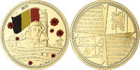 Belgien Medaille Centenaire de la Grande Guerre, Gold plated copper -