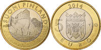 Finnland 5 Euro Fox, Vantaa, Bi-Metallic, UNZ, KM:210 -