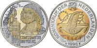Niederlande 10 Euro Constantijn Huygens, Bi-Metallic, PP, STGL -
