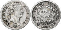 Frankreich 1/2 Franc Napoleon I, Lyon, Silber, S+, Gadoury:398, KM:680.4 -