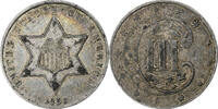 Vereinigte Staaten 3 Cents 1859 Philadelphia Philadelphia, Silber, S+, KM:88